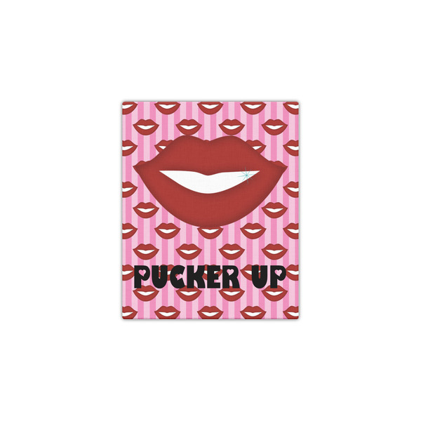 Lips (Pucker Up) 11x14 - Canvas Print - Front View