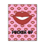 Lips (Pucker Up) Wood Print - 11x14