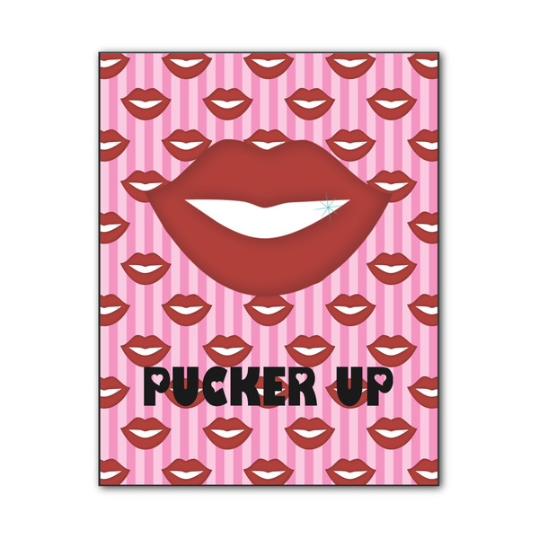 Custom Lips (Pucker Up) Wood Print - 11x14