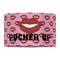 Lips (Pucker Up) 12" Drum Lampshade - FRONT (Fabric)
