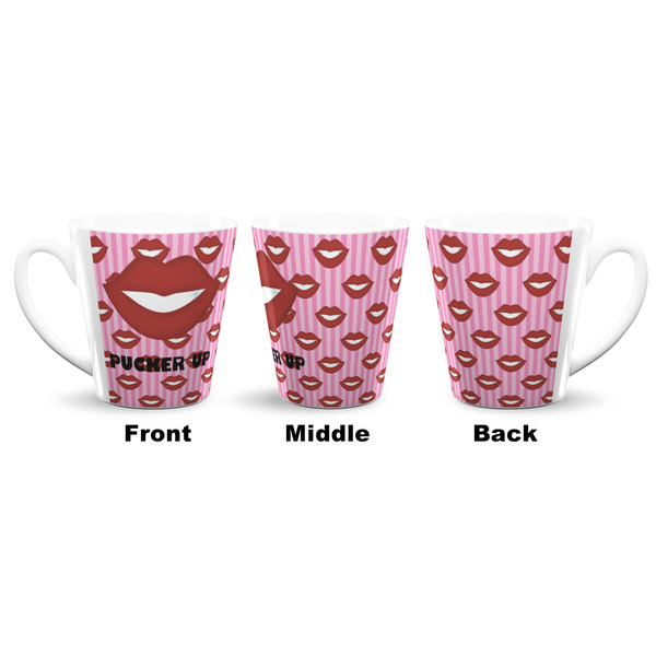 Lips (Pucker Up) 12 Oz Latte Mug - Approval
