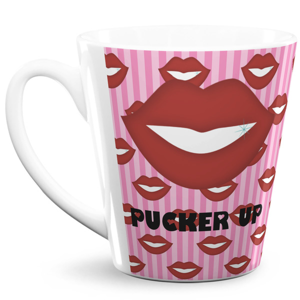 Custom Lips (Pucker Up) 12 Oz Latte Mug