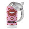Lips (Pucker Up) 12 oz Stainless Steel Sippy Cups - Top Off