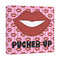 Lips (Pucker Up) 12x12 - Canvas Print - Angled View