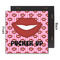 Lips (Pucker Up) 12x12 Wood Print - Front & Back View