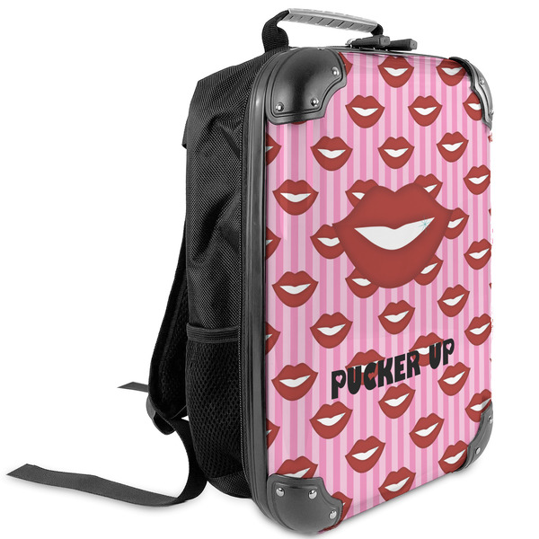 Custom Lips (Pucker Up) Kids Hard Shell Backpack