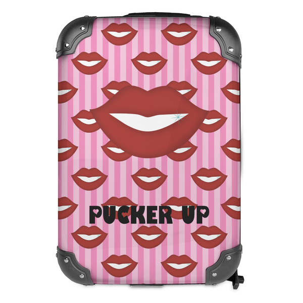 Lips (Pucker Up) 13" Hard Shell Backpacks - FRONT