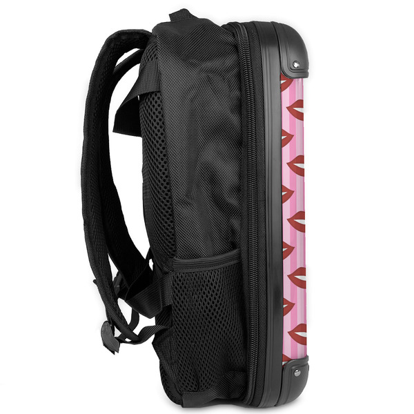 Lips (Pucker Up) 13" Hard Shell Backpacks - Side View