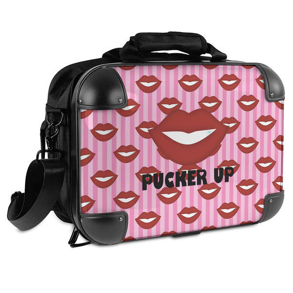 Custom Lips (Pucker Up) Hard Shell Briefcase