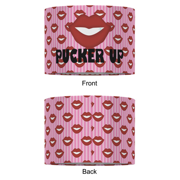 Lips (Pucker Up) 16" Drum Lampshade - APPROVAL (Fabric)