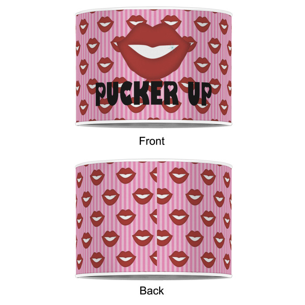 Lips (Pucker Up) 16" Drum Lampshade - APPROVAL (Poly Film)