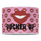 Lips (Pucker Up) 16" Drum Lampshade - FRONT (Poly Film)