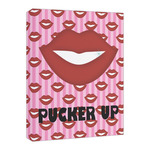Lips (Pucker Up) Canvas Print - 16x20