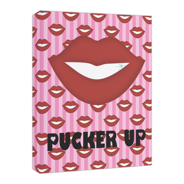 Custom Lips (Pucker Up) Canvas Print - 16x20