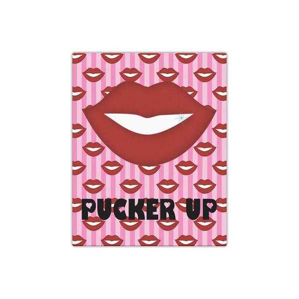 Lips (Pucker Up) 16x20 - Canvas Print - Front View