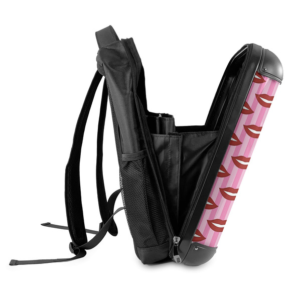 Lips (Pucker Up) 18" Hard Shell Backpacks - SIDE OPEN