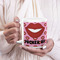 Lips (Pucker Up) 20oz Coffee Mug - LIFESTYLE