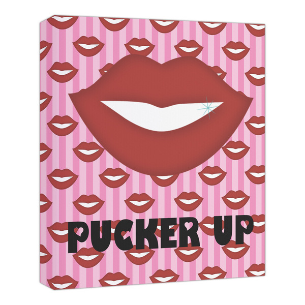 Custom Lips (Pucker Up) Canvas Print - 20x24
