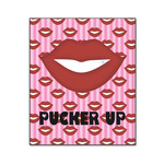 Lips (Pucker Up) Wood Print - 20x24