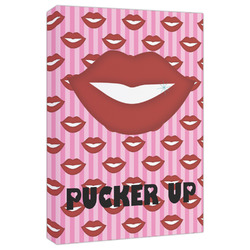 Lips (Pucker Up) Canvas Print - 20x30