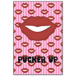 Lips (Pucker Up) Wood Print - 20x30