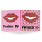 Lips (Pucker Up) 3-Ring Binder Approval- 1in