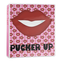 Lips (Pucker Up) 3-Ring Binder