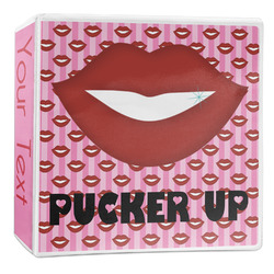 Lips (Pucker Up) 3-Ring Binder - 2 inch