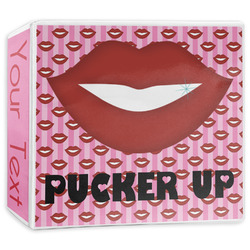 Lips (Pucker Up) 3-Ring Binder - 3 inch