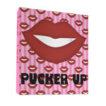 Lips (Pucker Up) 3 Ring Binder - Full Wrap - 1"