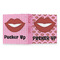Lips (Pucker Up) 3 Ring Binders - Full Wrap - 1" - OPEN OUTSIDE