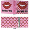 Lips (Pucker Up) 3 Ring Binders - Full Wrap - 3" - APPROVAL