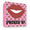 Lips (Pucker Up) 3 Ring Binders - Full Wrap - 3" - FRONT