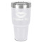 Lips (Pucker Up) 30 oz Stainless Steel Tumbler - White - Single-Sided