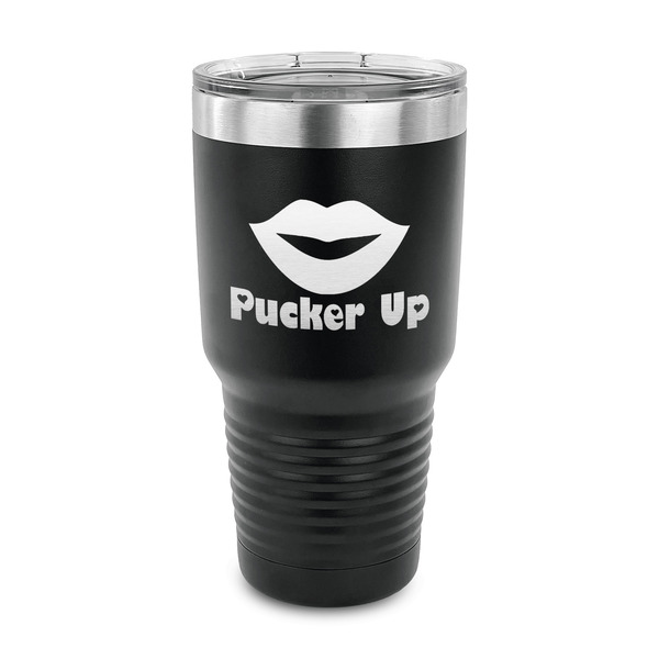 Custom Lips (Pucker Up) 30 oz Stainless Steel Tumbler