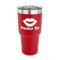 Lips (Pucker Up) 30 oz Stainless Steel Tumbler - Red - Single Sided