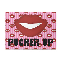 Lips (Pucker Up) 5' x 7' Patio Rug