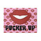 Lips (Pucker Up) 5'x7' Patio Rug - Front/Main