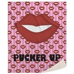 Lips (Pucker Up) Sherpa Throw Blanket - 50"x60"