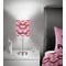 Lips (Pucker Up) 7 inch drum lamp shade - in room