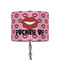 Lips (Pucker Up) 8" Drum Lamp Shade - Fabric