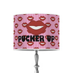 Lips (Pucker Up) 8" Drum Lamp Shade - Poly-film