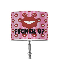 Lips (Pucker Up) 8" Drum Lamp Shade - Poly-film