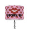 Lips (Pucker Up) 8" Drum Lampshade - ON STAND (Poly Film)