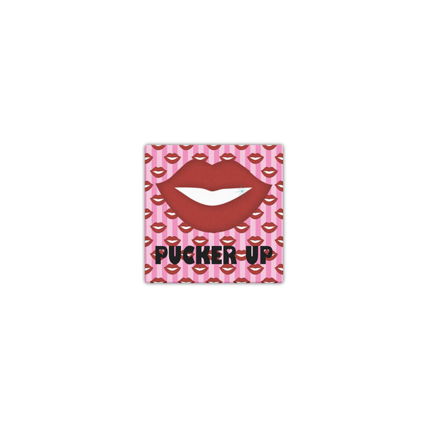 Lips (Pucker Up) 8x8 - Canvas Print - Front View