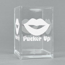 Lips (Pucker Up) Acrylic Pen Holder