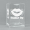 Lips (Pucker Up) Acrylic Pen Holder - Angled View