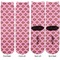 Lips (Pucker Up) Adult Crew Socks - Double Pair - Front and Back - Apvl