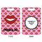 Lips (Pucker Up)  Aluminum Luggage Tag (Front + Back)