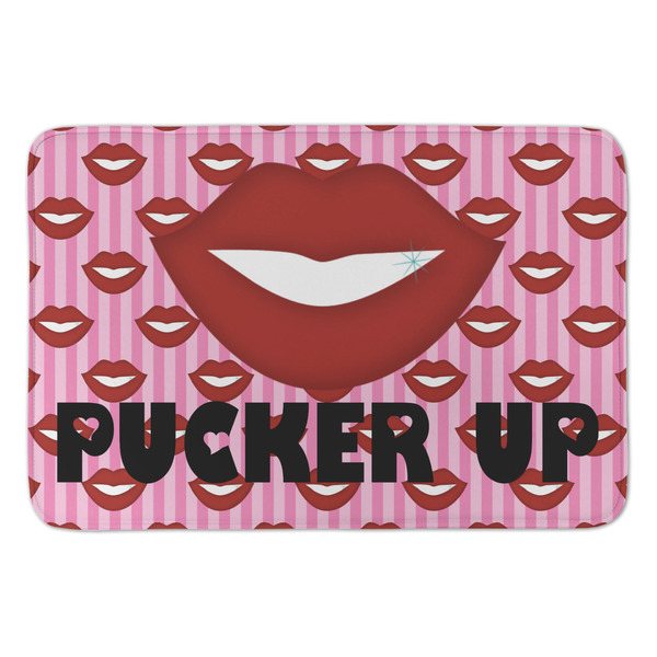 Custom Lips (Pucker Up) Anti-Fatigue Kitchen Mat
